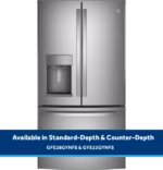 GE GE ENERGY STAR 22.1 Cu. Ft. Counter-Depth Fingerprint Resistant French-Door Refrigerator GYE22GYNFS (10)