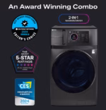 GE Profile GE Profile ENERGY STAR 4.8 cu. ft. Capacity UltraFast Combo with Ventless Inverter Heat Pump Technology Washer/Dryer PFQ97HSPVDS (3)