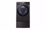 LG 4.5 cu. ft. Ultra Large Capacity Front Load Washer - Black Steel WM4000HBA (16)