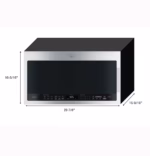 GE Profile GE Profile(TM) 2.1 Cu. Ft. Over-the-Range Sensor Microwave Oven PVM9005RYSS (6)