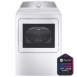 GE Profile GE Profile(TM) ENERGY STAR(R) 7.4 cu. ft. Capacity aluminized alloy drum Gas Dryer with Sanitize Cycle and Sensor Dry PTD60GBSRWS