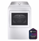 GE Profile GE Profile(TM) ENERGY STAR(R) 7.4 cu. ft. Capacity aluminized alloy drum Gas Dryer with Sanitize Cycle and Sensor Dry PTD60GBSRWS