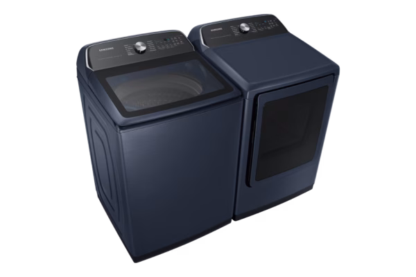 Samsung 7.4 cu. ft. Smart Gas Dryer with Pet Care Dry and Steam Sanitize+ in Brushed Navy DVG54CG7150DA3