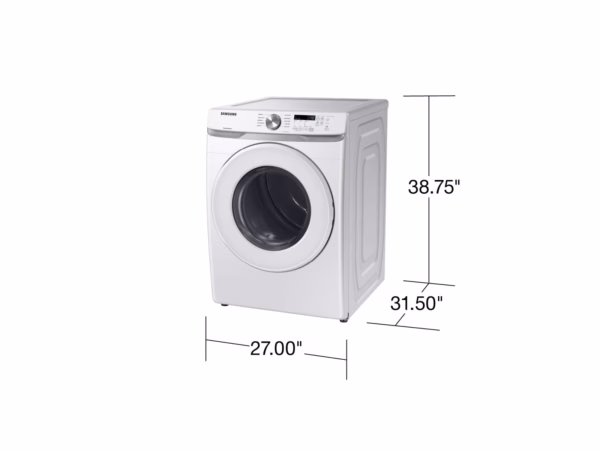 Samsung Front Load Gas Dryer DVG45T6000W/A3 (2)