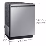Samsung AutoRelease Smart 42dBA Dishwasher with StormWash+(TM) and Smart Dry in Stainless Steel DW80B7070US/AA