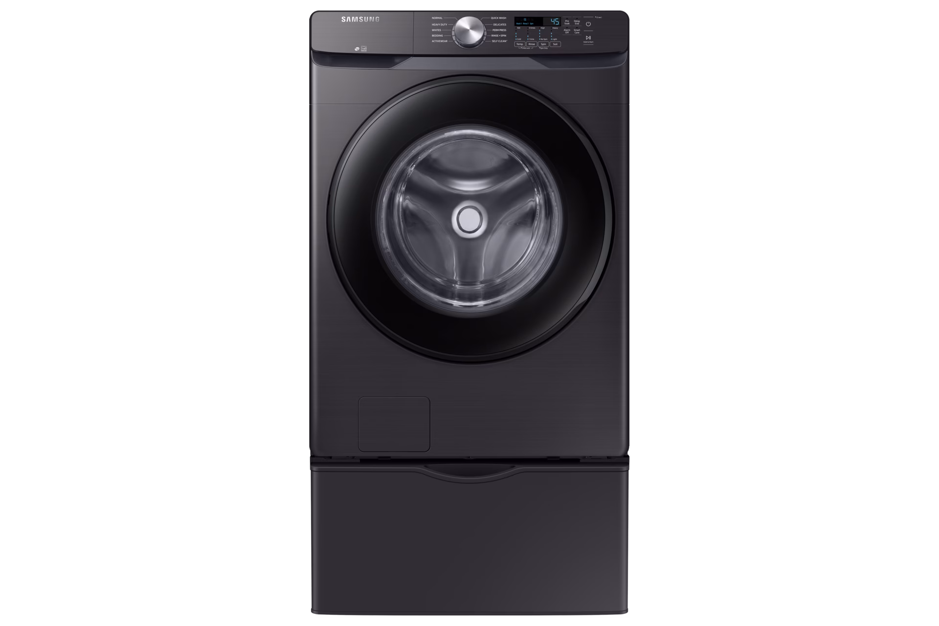 a4l-cover-a4lm32kx0y5a Samsung 4.5 cu. ft. Front Load Washer with Vibration Reduction Technology+ in White WF45T6000AW/A5