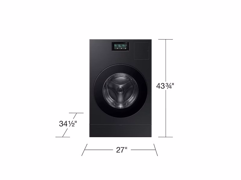 a4l-cover-a4lkdsqsanys Samsung Bespoke AI All-in-One Ventless Combo AI Home 7" LCD Display AI OptiWash(TM) and Dry 5.3 cu.ft. WD53DBA900HBA1