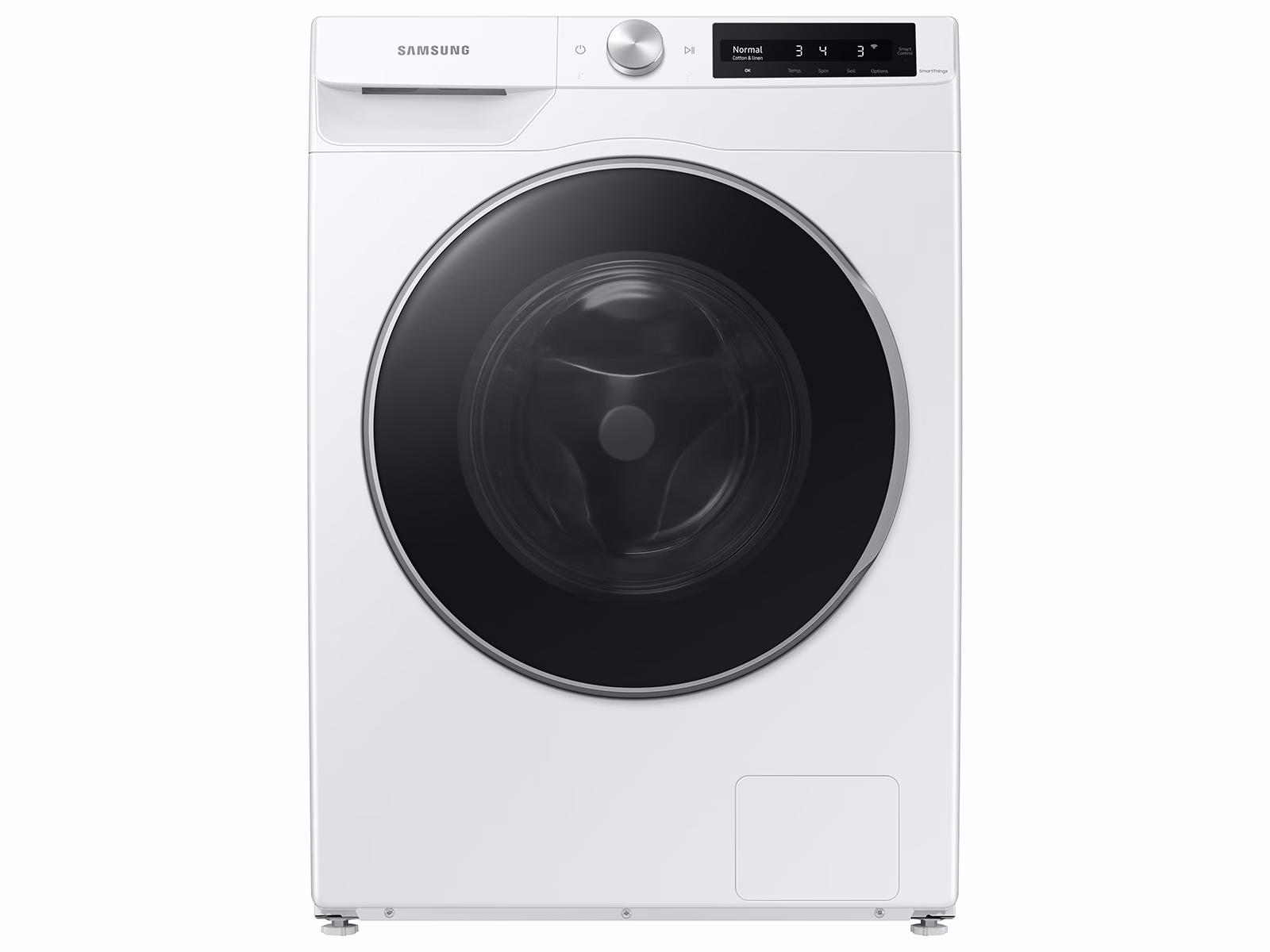 a4l-cover-a4lcr0oi68au Samsung 2.5 cu. ft. Compact Front Load Washer with AI Smart Dial and Super Speed Wash in White WW25B6900AW/A2