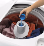 GE GE(R) 4.5 cu. ft. Capacity Washer with Stainless Steel Basket GTW465ASNWW (10)