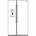 GE GE(R) 21.9 Cu. Ft. Counter-Depth Side-By-Side Refrigerator GZS22DGJWW (7)