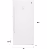GE GE(R) ENERGY STAR(R) 14.1 Cu. Ft. Frost-Free Garage Ready Upright Freezer FUF14DLRWW (7)
