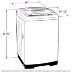 GE GE(R) Space-Saving 2.8 cu. ft. Capacity Stationary Washer with Stainless Steel Basket GNW128SSMWW (9)