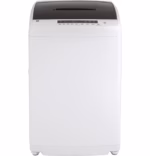 GE GE(R) Space-Saving 2.8 cu. ft. Capacity Stationary Washer with Stainless Steel Basket GNW128SSMWW