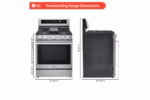 LG 6.3 cu. ft. Smart Wi-Fi Enabled Probake Convection(R) Gas Range with Air Fry & EasyClean(R) LRGN6325X (4)