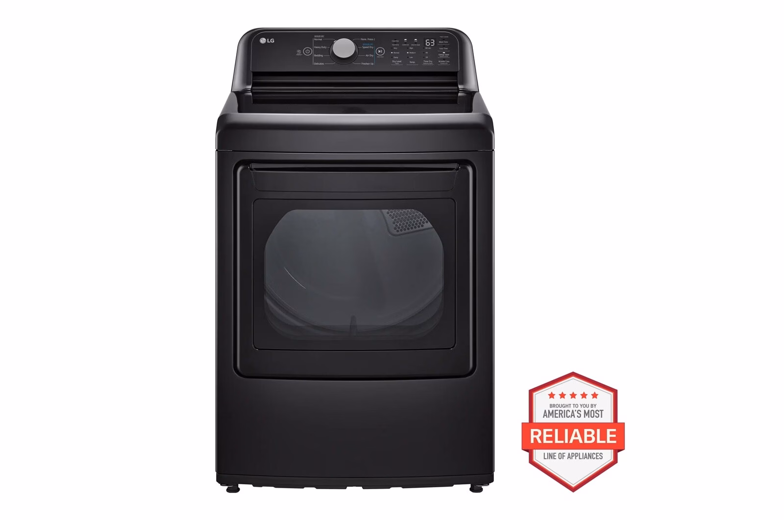 a4l-cover-a4lu0z1baebv LG 7.3 cu. ft. Ultra Large Capacity Electric Dryer with Sensor Dry Technology DLE7150X