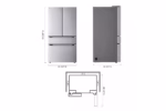 LG 30 cu. ft. Smart Standard-Depth MAX(TM) 4-Door French Door Refrigerator with Full-Convert Drawer(TM) LF30S8210S (6)