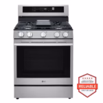 LG 6.3 cu. ft. Smart Wi-Fi Enabled Probake Convection(R) Gas Range with Air Fry & EasyClean(R) LRGN6325X