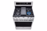LG 6.3 cu. ft. Smart Wi-Fi Enabled Probake Convection(R) Gas Range with Air Fry & EasyClean(R) LRGN6325X (10)