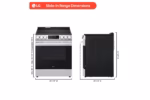 LG 6.3 cu ft. Smart Electric Slide-in Range with Air Fry & EasyClean(R) LSEL6333XE (4)