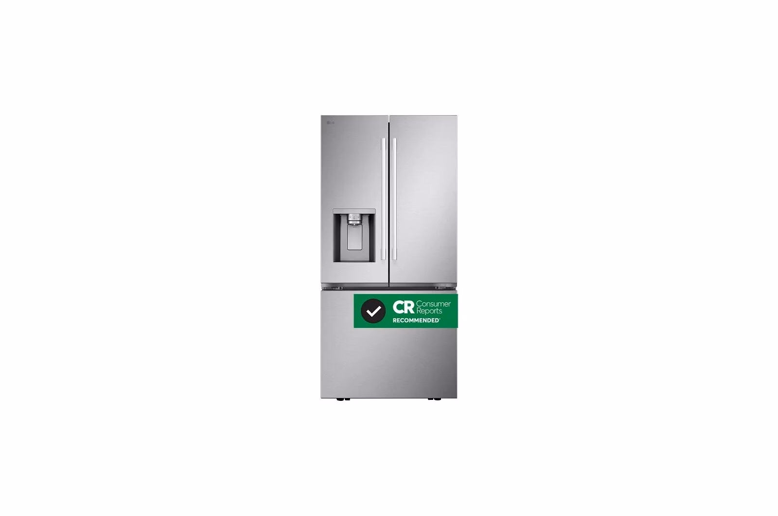 a4l-cover-a4l82g1xpubh LG 25 cu. ft. Standard-Depth MAX(TM) 3-Door French Door Refrigerator with External Ice and Water Dispenser LF25H6330S
