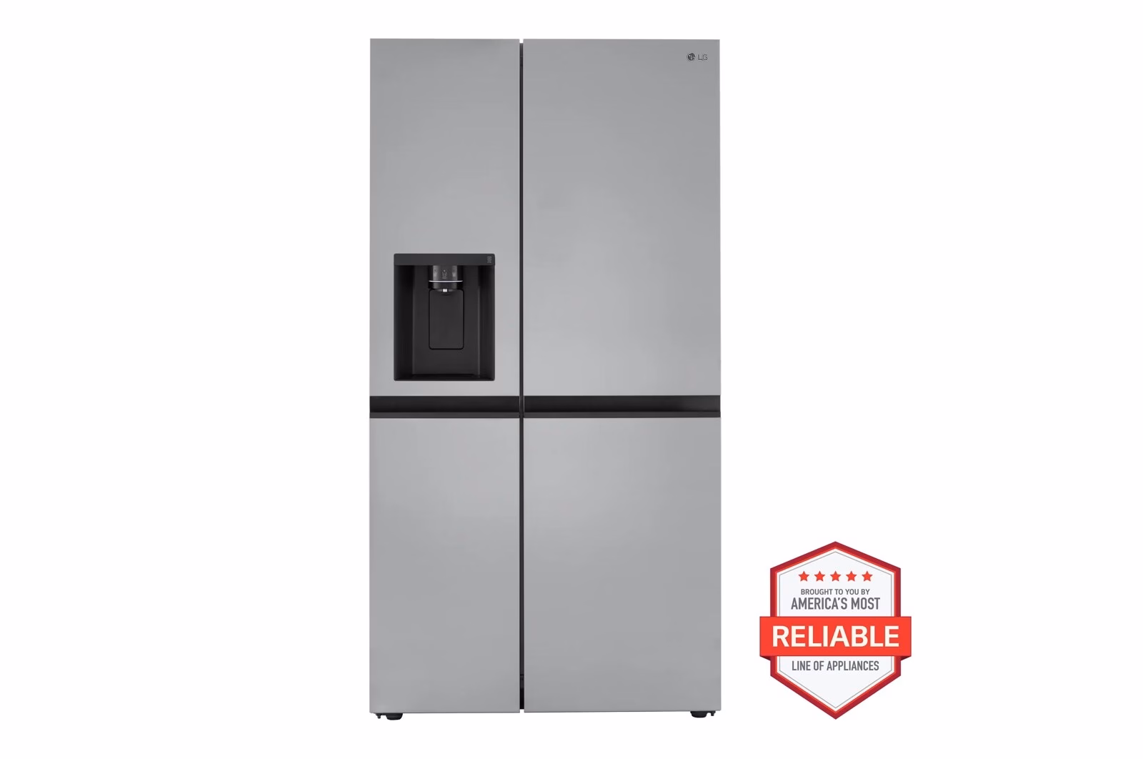 a4l-cover-A27114A1832RF35D LG 27 cu. ft. Side-by-Side Refrigerator with Smooth Touch Ice Dispenser LRSXS2706S