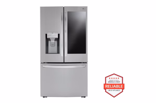 LG 24 cu. ft. Smart InstaView(R) Door-in-Door(R) Counter-Depth Refrigerator with Craft Ice(TM) LRFVC2406S