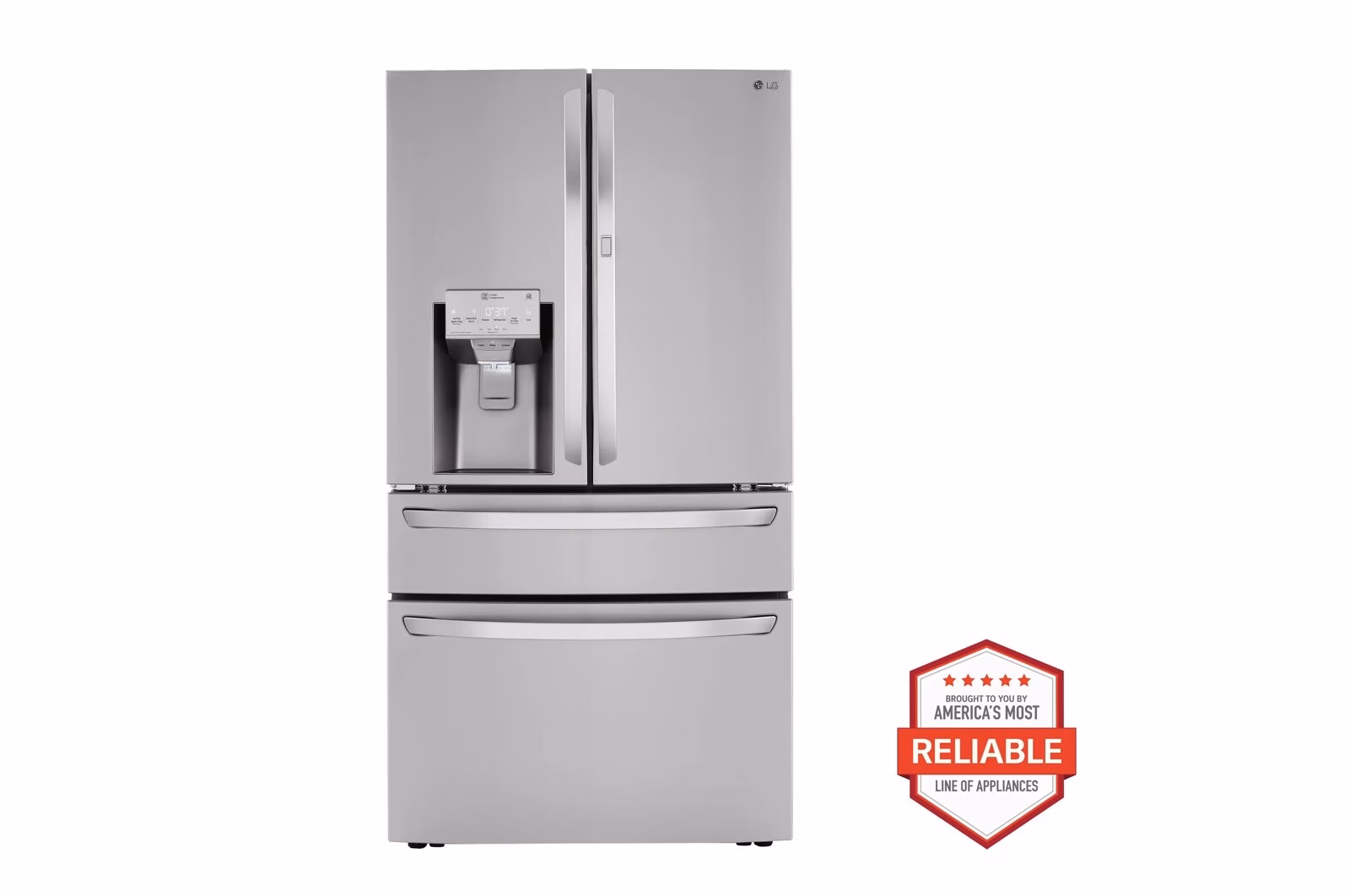 a4l-cover-A28730A4299RF27S LG 30 cu. ft. 36 Inch Wide French Door Refrigerator - Stainless Steel LRMDS3006S