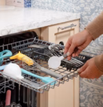 GE GE(R) ENERGY STAR(R) Top Control with Stainless Steel Interior Dishwasher with Sanitize Cycle GDP670SGVBB (6)