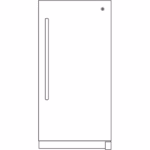 GE GE(R) ENERGY STAR(R) 14.1 Cu. Ft. Frost-Free Garage Ready Upright Freezer FUF14DLRWW (8)
