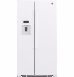 GE GE(R) 21.9 Cu. Ft. Counter-Depth Side-By-Side Refrigerator GZS22DGJWW