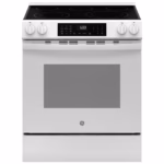 GE GE(R) ENERGY STAR(R) 30" Slide-In Electric Convection Range with No Preheat Air Fry and EasyWash(TM) Oven Tray GRS600AVWW
