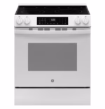 GE GE(R) ENERGY STAR(R) 30" Slide-In Electric Convection Range with No Preheat Air Fry and EasyWash(TM) Oven Tray GRS600AVWW